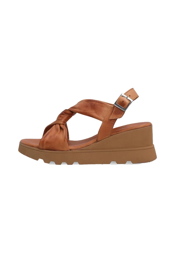 Plateausandalette - brown