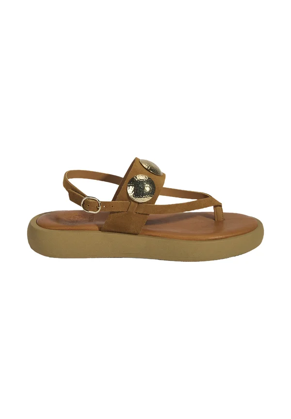 Plateausandalette - brown
