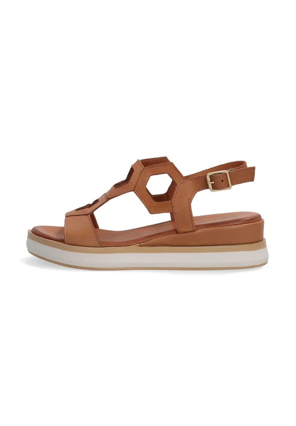 Plateausandalette - brown
