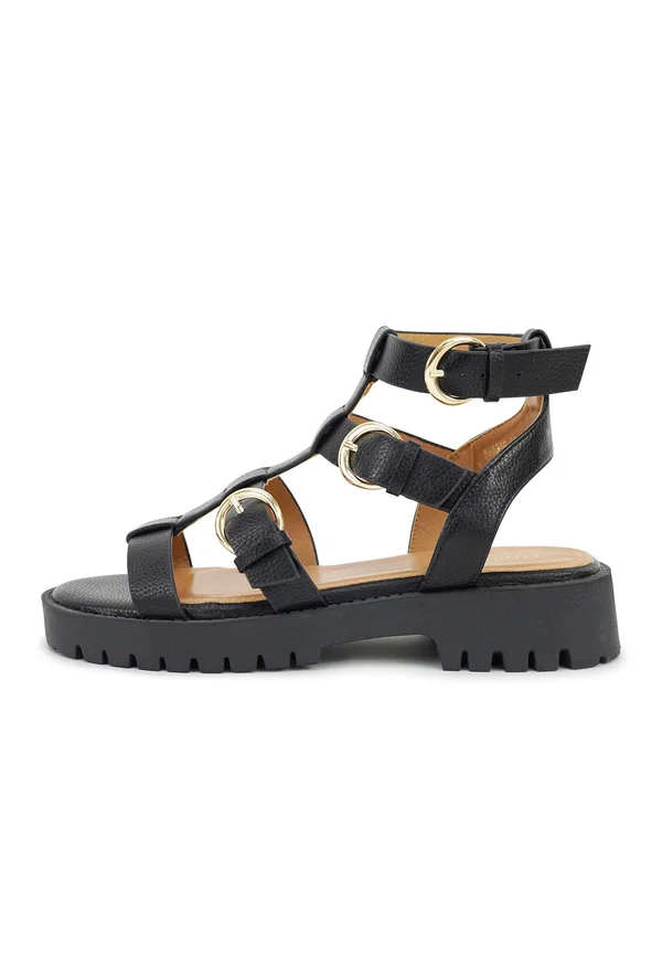 Plateausandalette - eclipse black