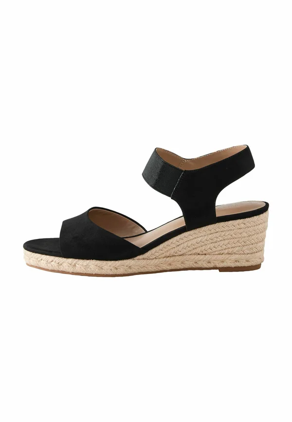 Plateausandalette - mottled black