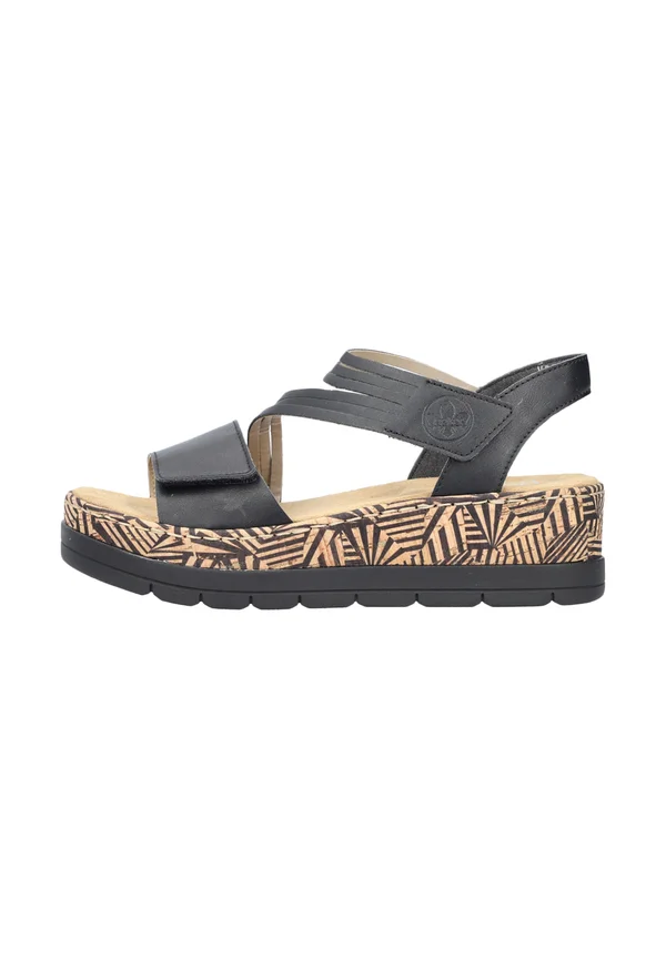 Plateausandalette - noir