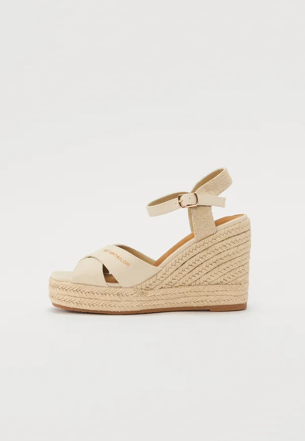 Plateausandalette - offwhite