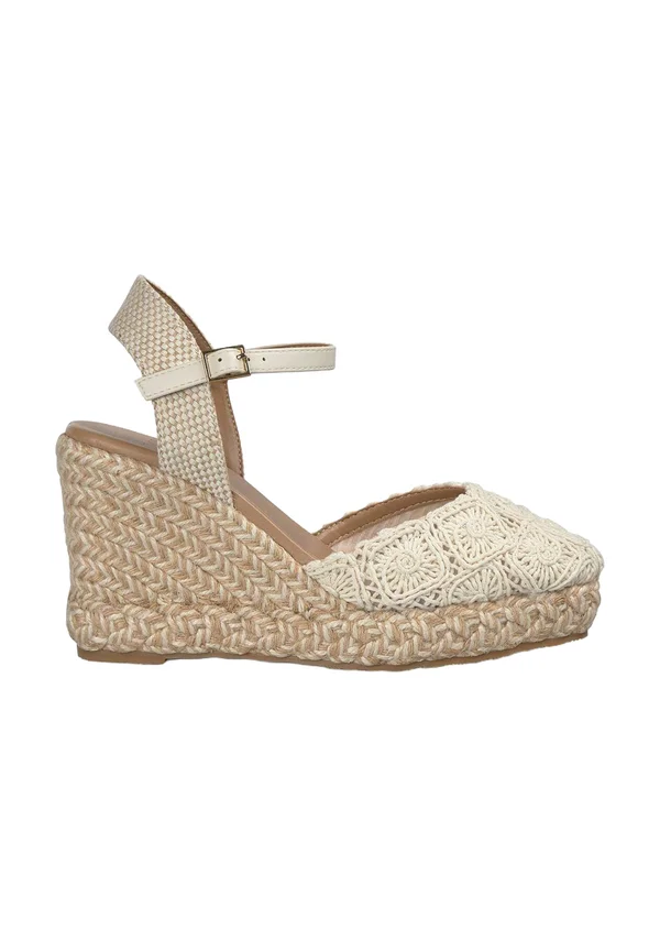 Plateausandalette - piedra