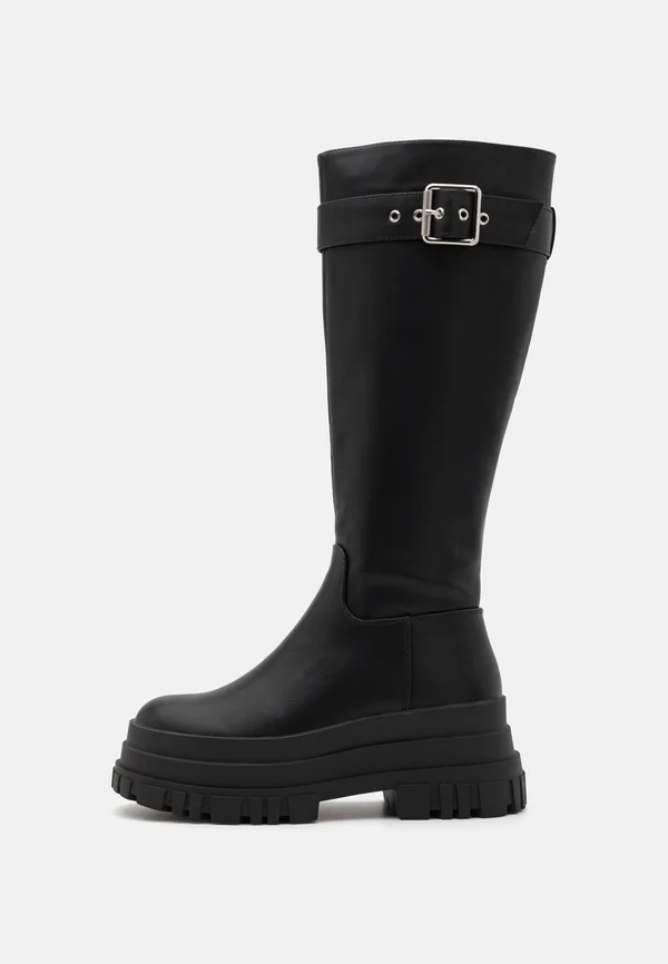 Plateaustiefel - black
