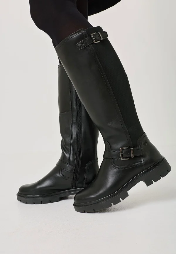 Plateaustiefel - black