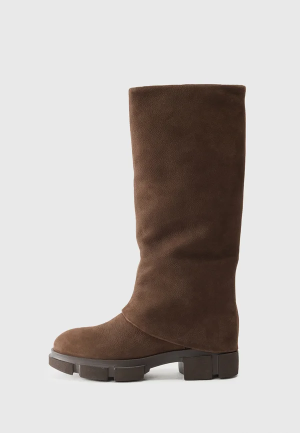 Plateaustiefel - chocolate