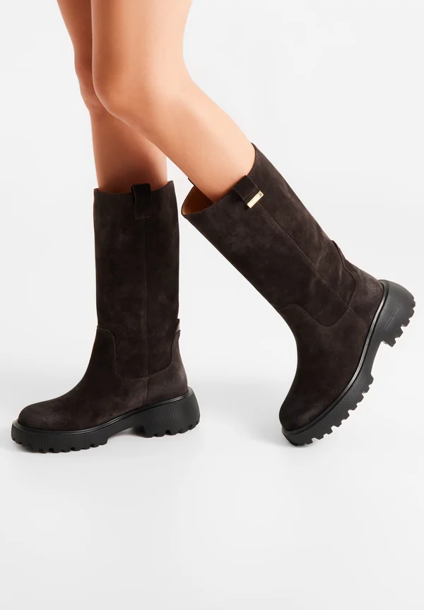 Plateaustiefel -  chocolate