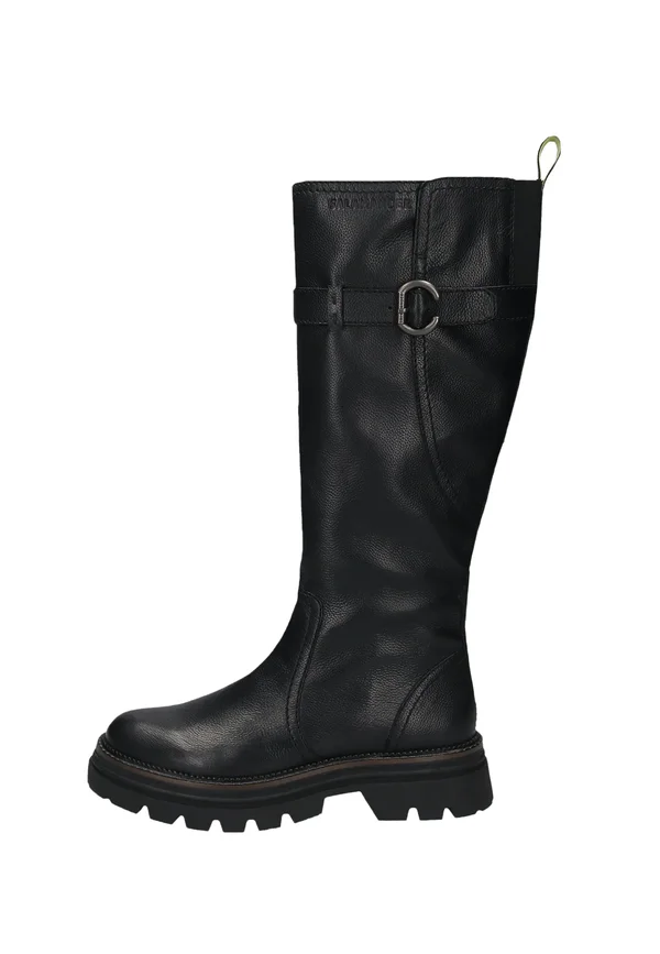 Plateaustiefel - schwarz