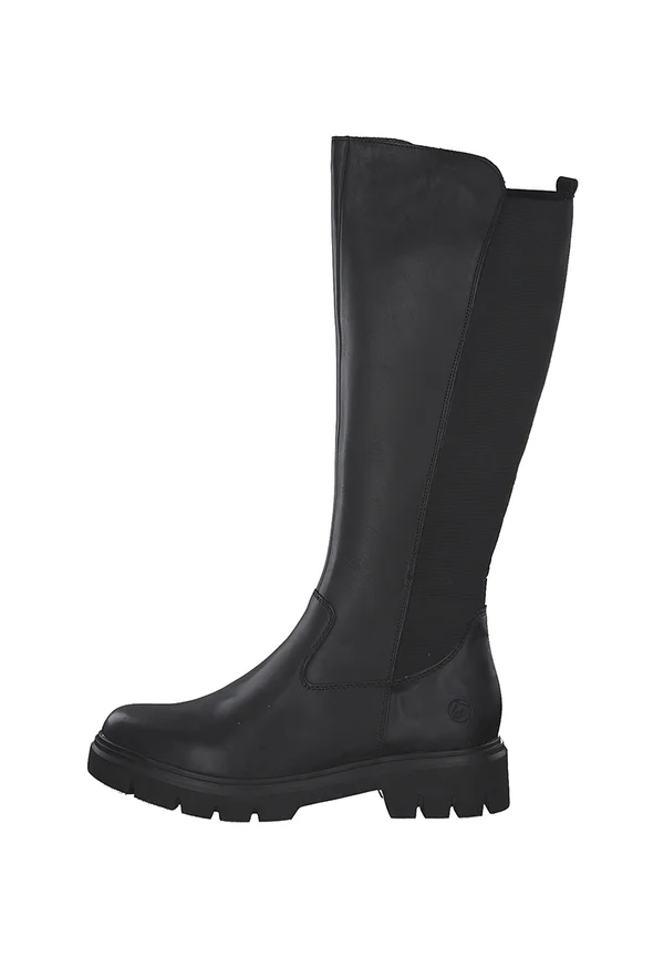 Plateaustiefel - schwarz