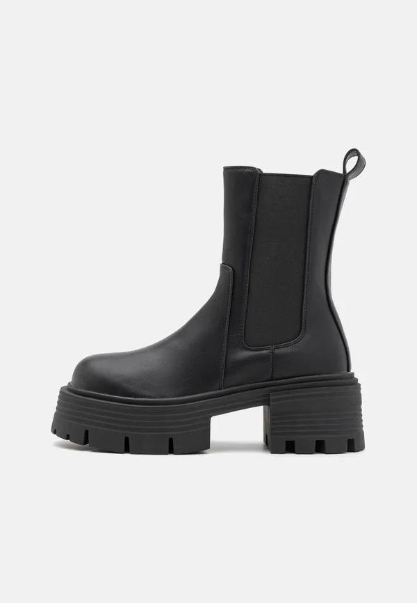 Plateaustiefelette - black