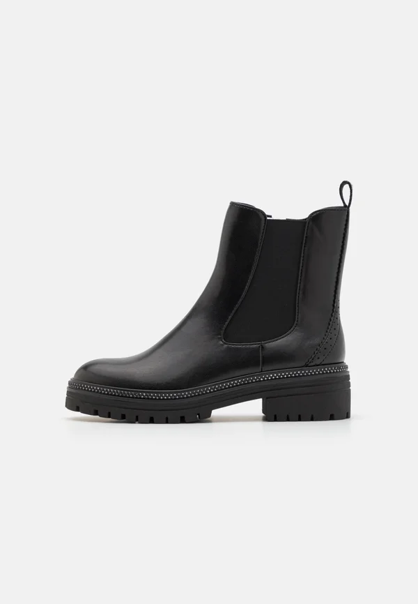 Plateaustiefelette - black