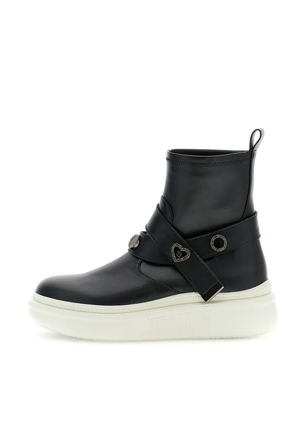 Plateaustiefelette - black