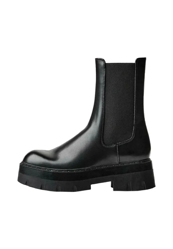 Plateaustiefelette - black