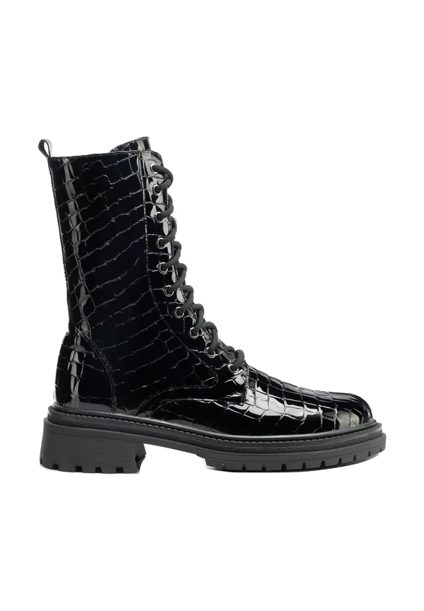 Plateaustiefelette - black