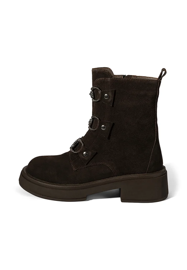 Plateaustiefelette - brown