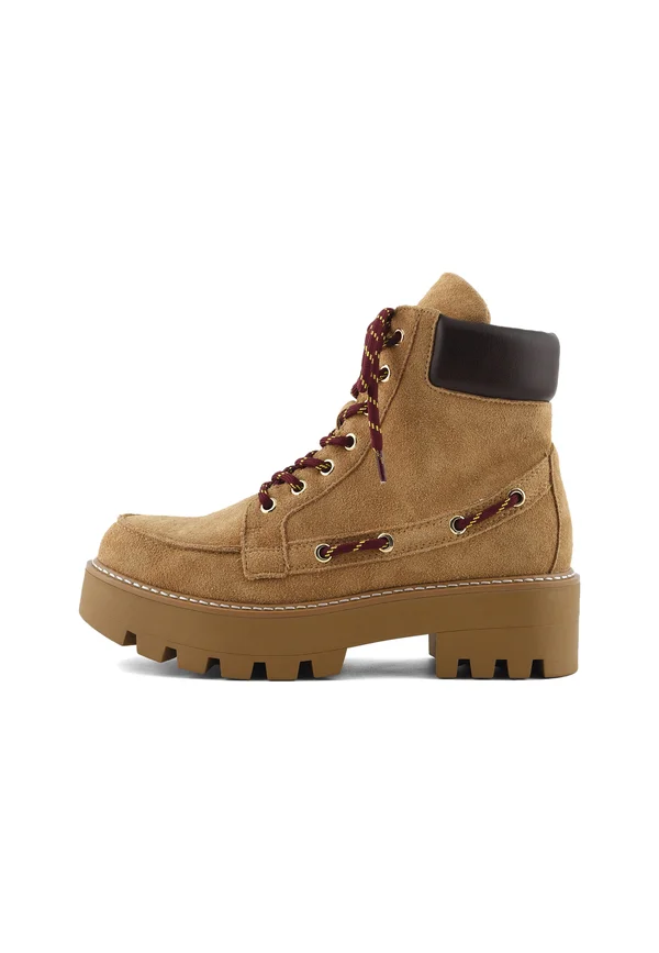 Plateaustiefelette - brown