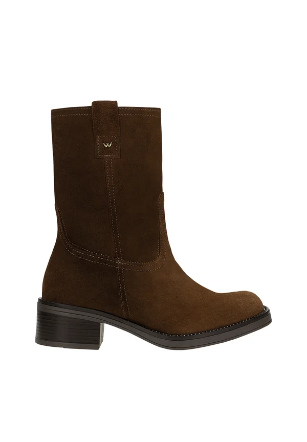 Plateaustiefelette - brązowy