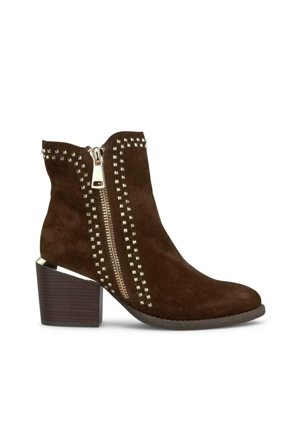 Plateaustiefelette - camel