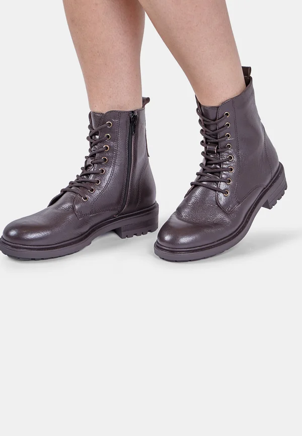 Plateaustiefelette - dark brown