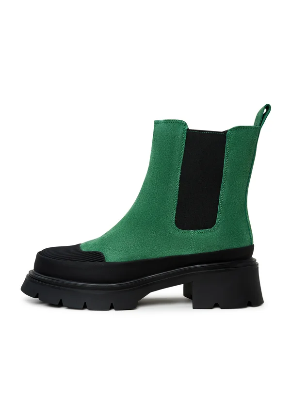 Plateaustiefelette - green