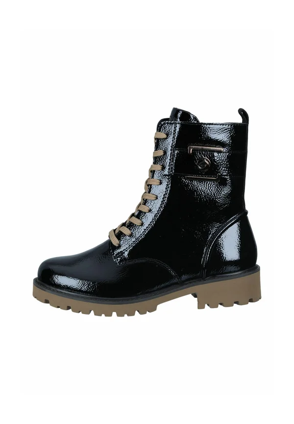 Plateaustiefelette - nero black