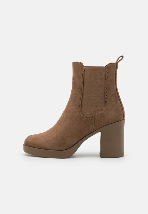 Plateaustiefelette - taupe