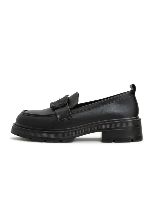 PLATFORM LOAFERS - Slipper - black