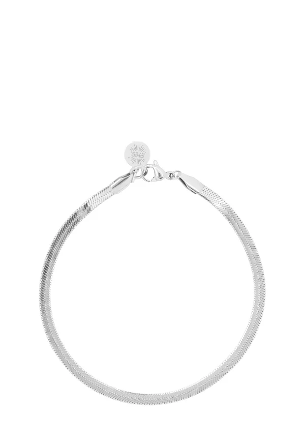 PLATTE SCHAKELS - Armband - silver-coloured