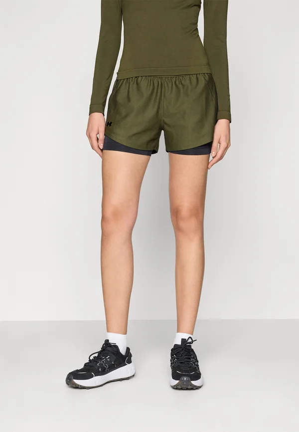PLAY UP SHORTS - Kurze Sporthose - expedition green/black