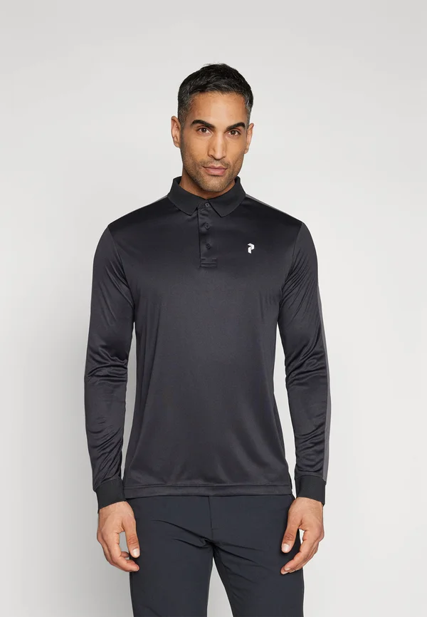 PLAYER - Poloshirt - black/motion grey