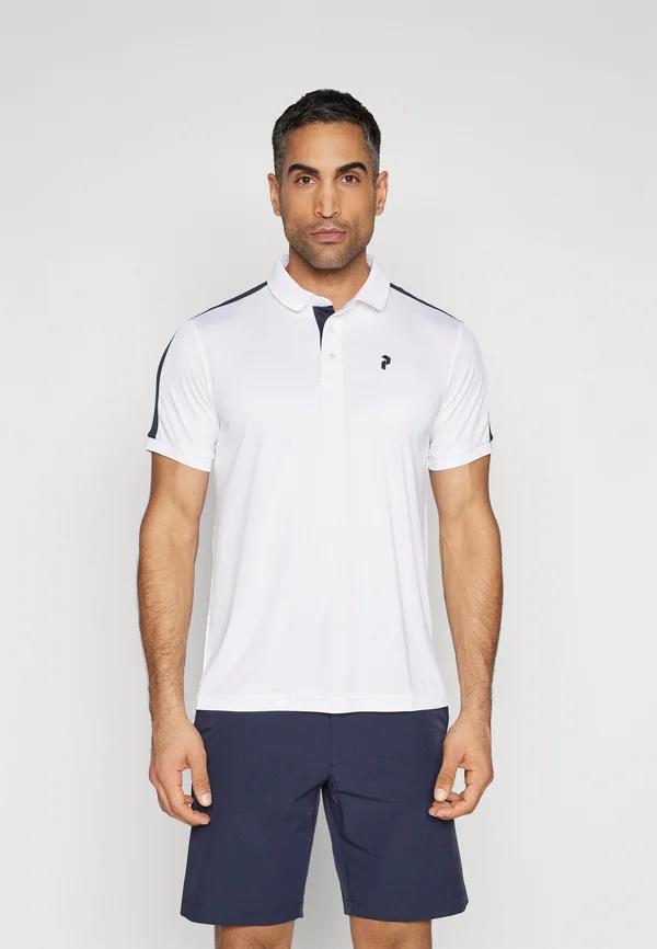 PLAYER - Poloshirt - white/salute blue