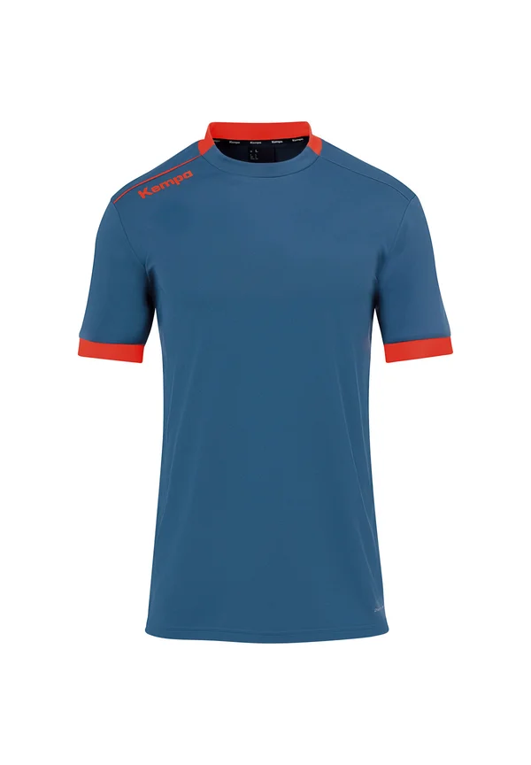 PLAYER  - T-Shirt print - ice grau fluo rot