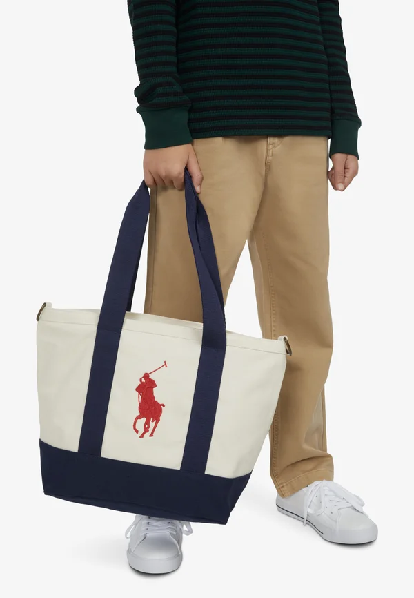 PLAYER TOTE UNISEX - Shopping Bag - white/newport navy