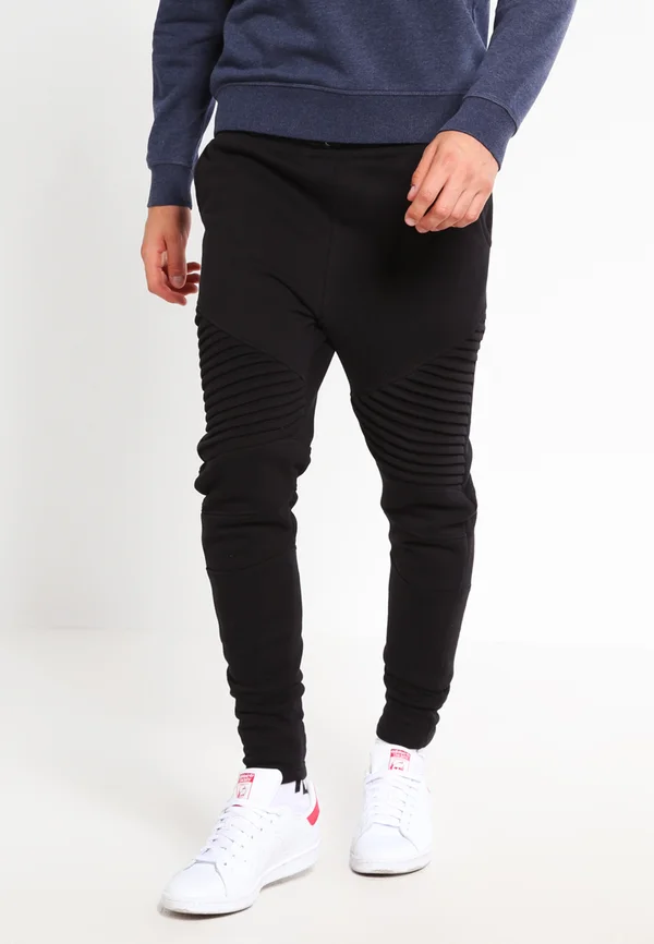 PLEAT SWEATPANTS - Jogginghose - black