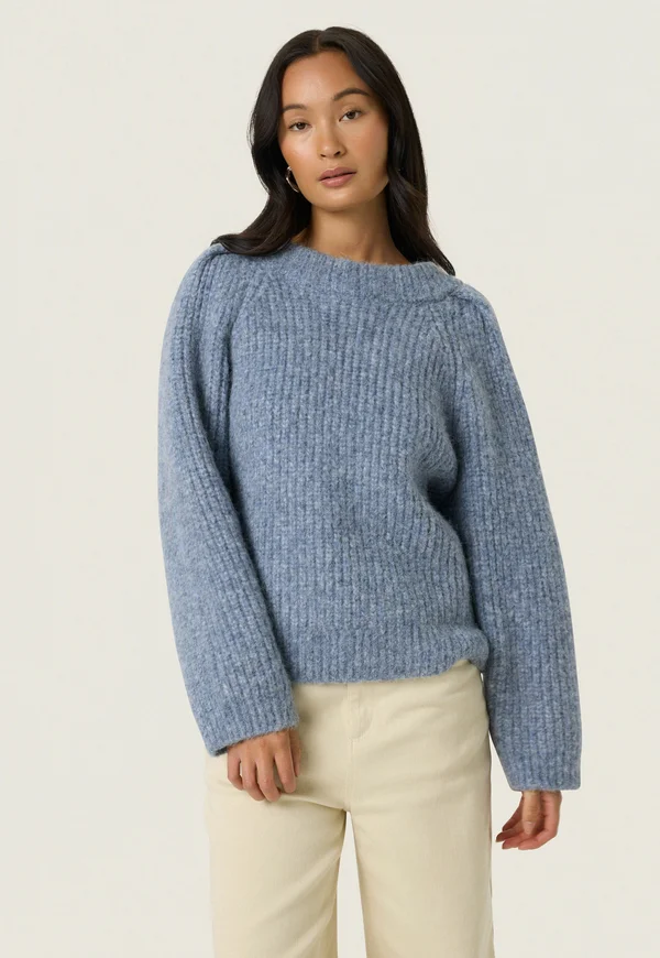 PLEONI  - Strickpullover - bijou blue melange