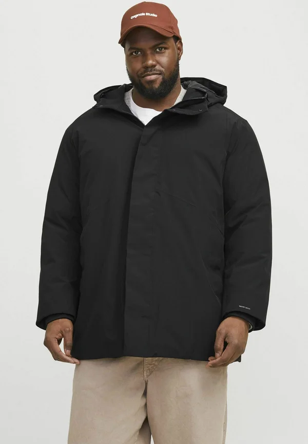 PLUS SIZE - Wintermantel - black