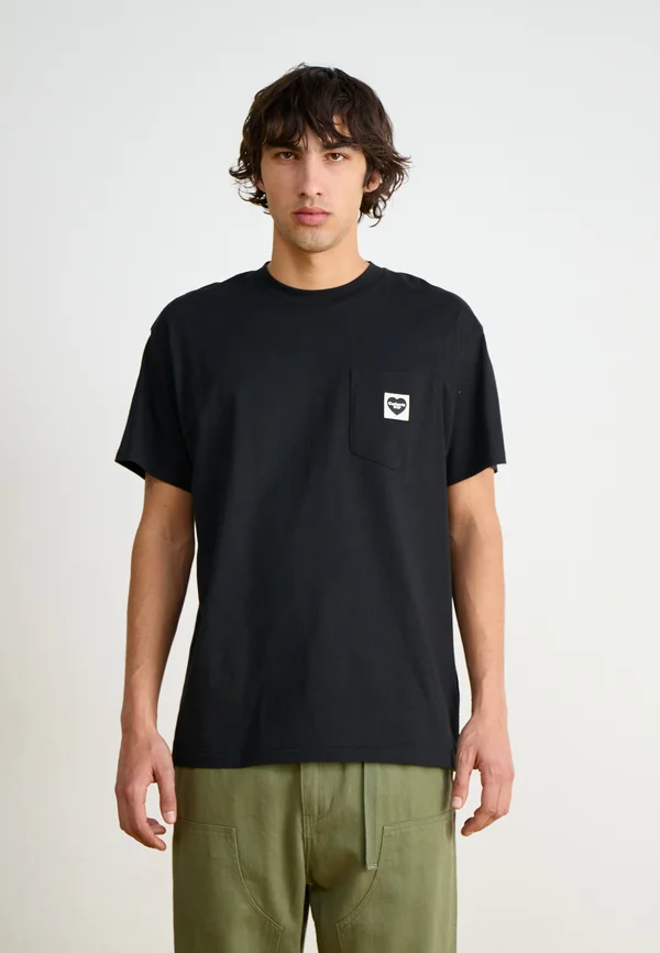 POCKET HEART - T-Shirt basic - black