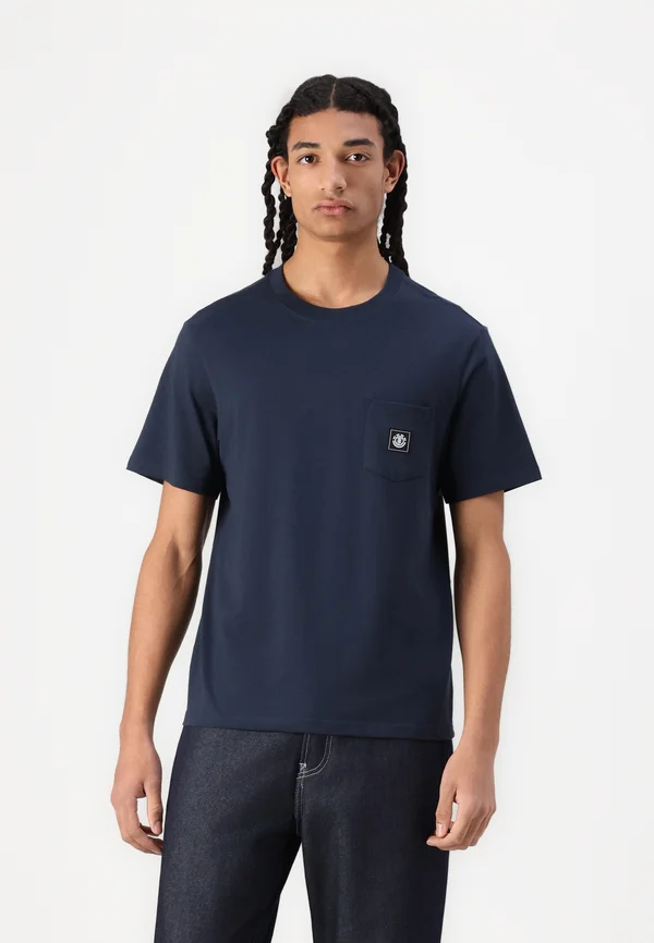 POCKET LABEL  - T-Shirt basic - dark blue