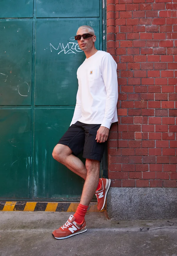 POCKET - Langarmshirt - white