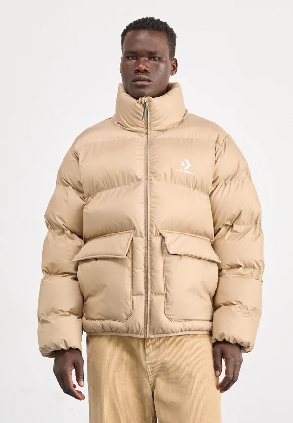 POCKET PUFFER JACKET - Winterjacke - beige