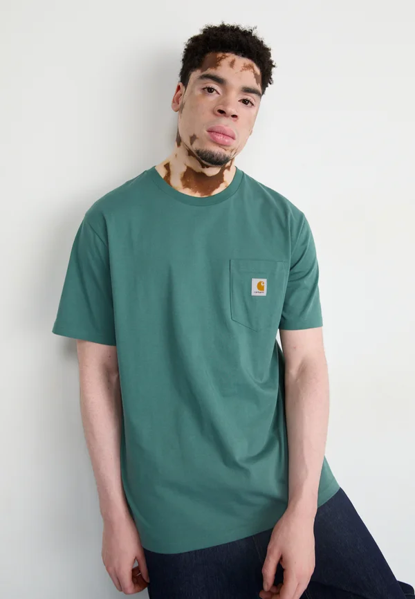 POCKET - T-Shirt basic - evergreen