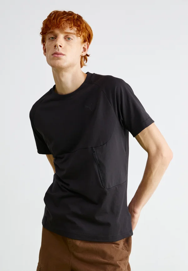 POCKET  - T-Shirt print - puma black