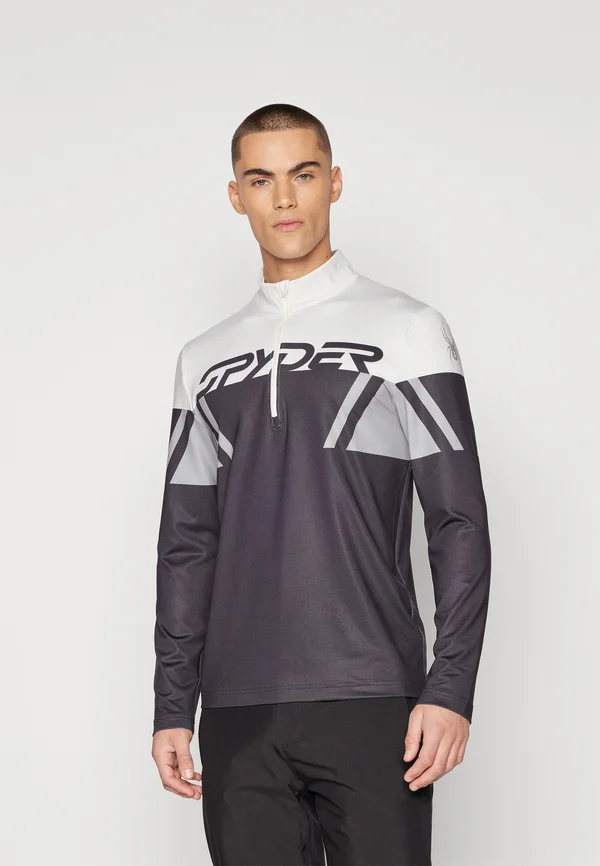 PODIUM 1/2 ZIP - Langarmshirt - black