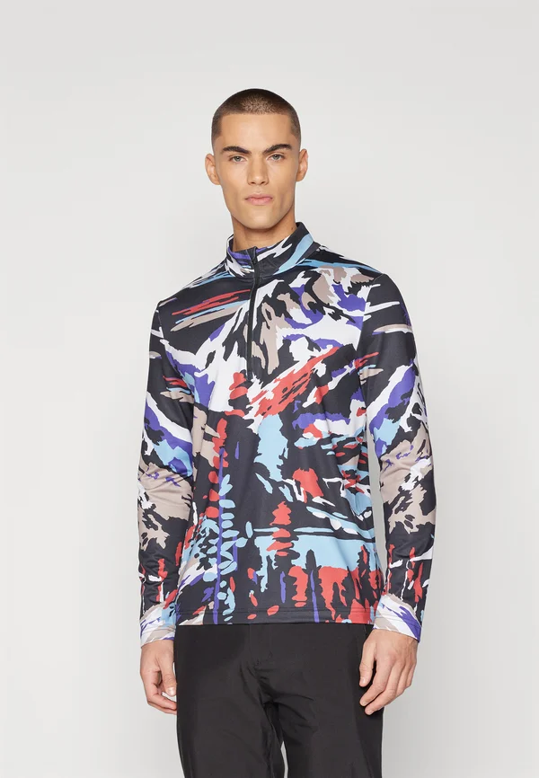 PODIUM 1/2 ZIP - Langarmshirt - purple flash
