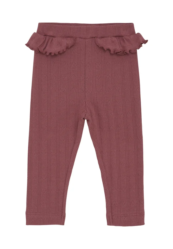 POINTELLE - Leggings - Hosen - roan rouge