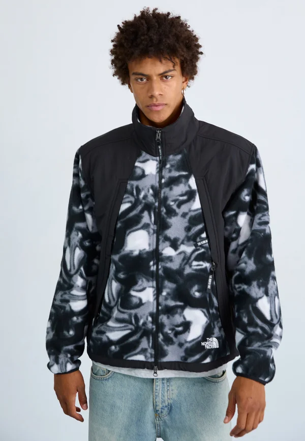 POLAR SUN JACKET - Fleecejacke - black liquid/black