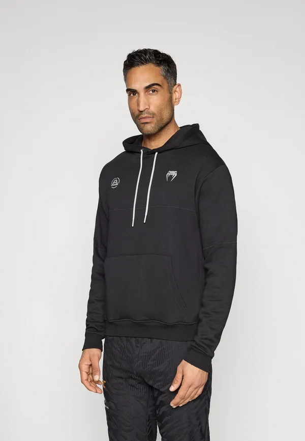 POLARIS HOODIES - Kapuzenpullover - black/storm grey