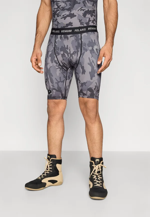 POLARIS VALE TUDO SHORTS - Tights - black/storm grey