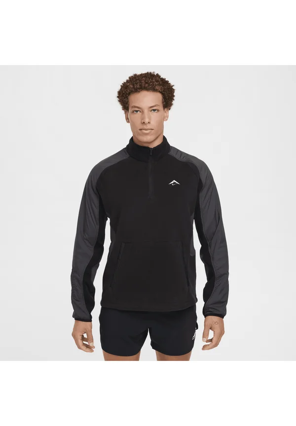 POLARTEC TRAIL  - Fleecepullover - black anthracite summit white
